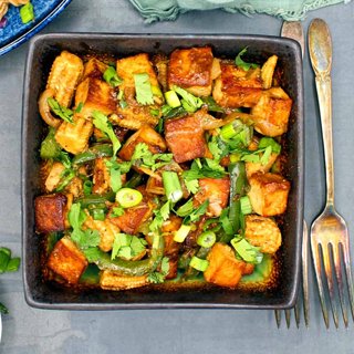 chilli tofu dry