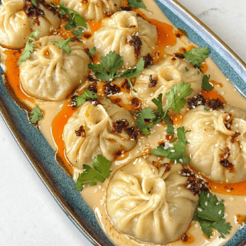 BUTTER CHICKEN MOMOS