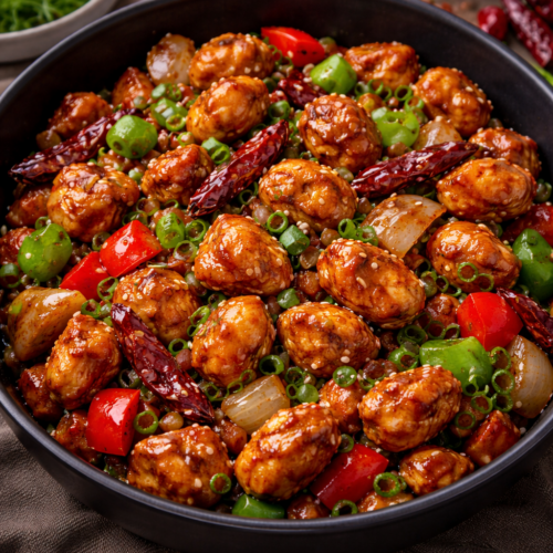 Chicken Manchurian Dry 28-30 persons