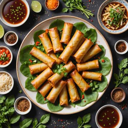 VEG SPRING ROLLS (8 PCS)