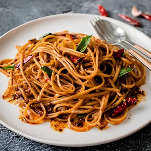 HOT GARLIC NOODLES
