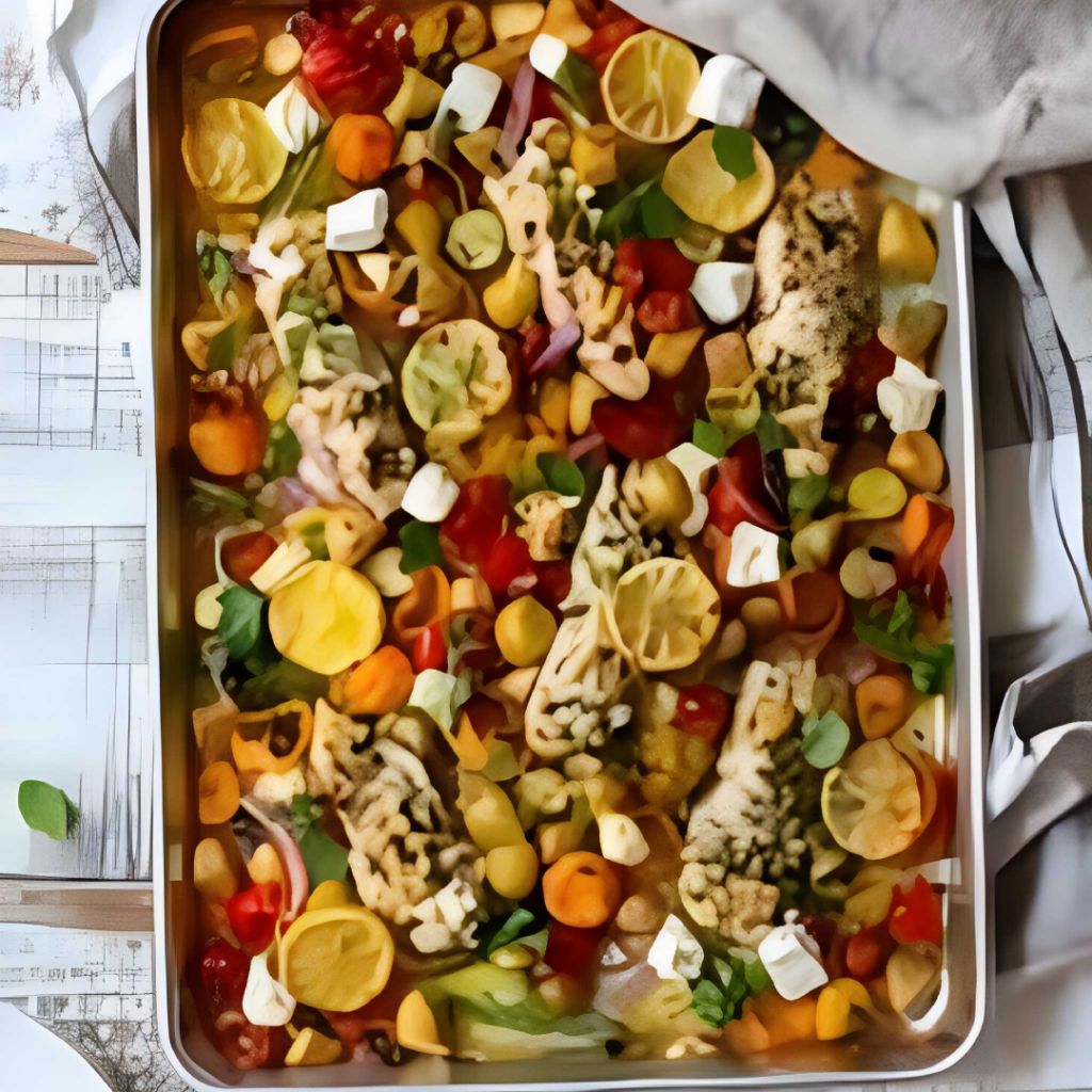 Chicken Veg Dry Tray 8-10 Persons