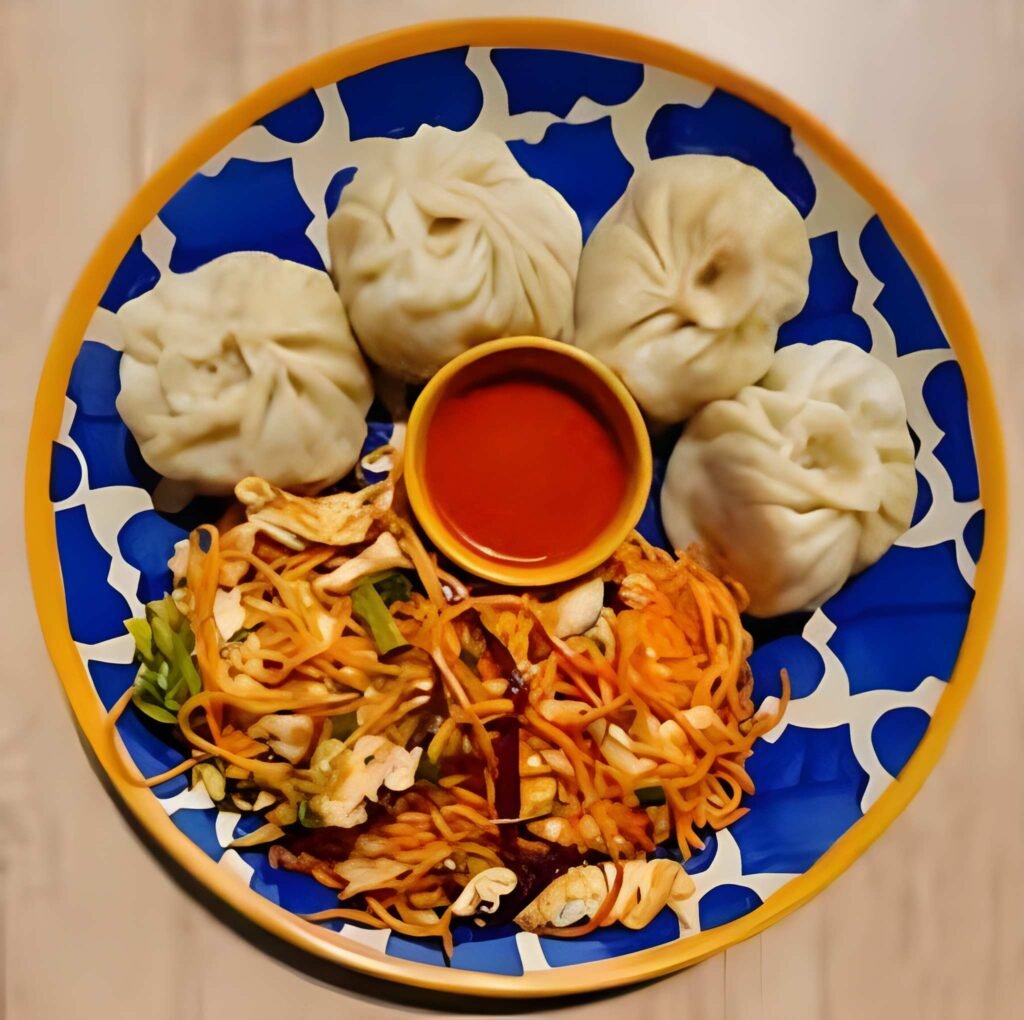 Chicken Momos 120 Pcs Tray