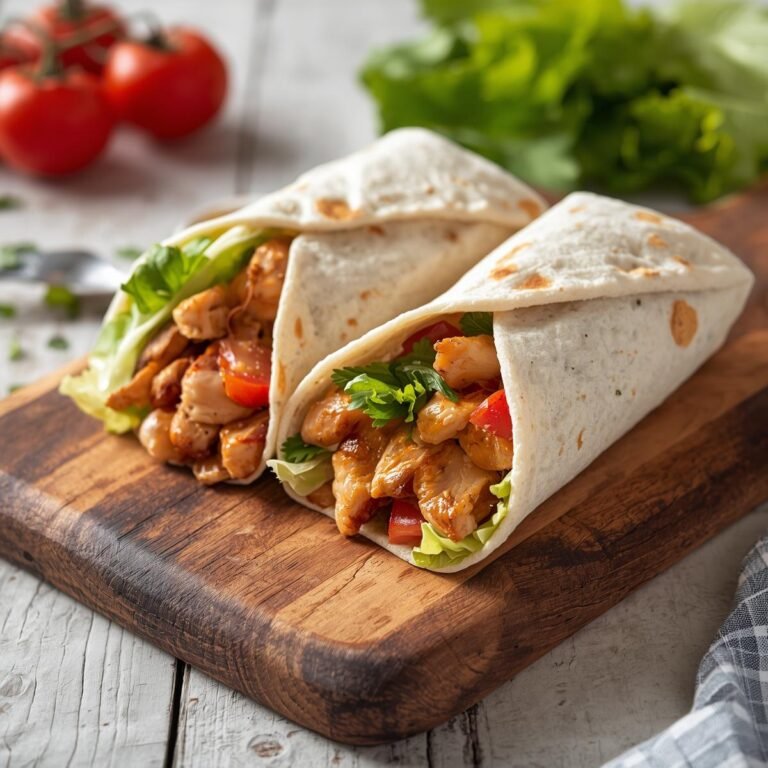 2 Chicken wraps
