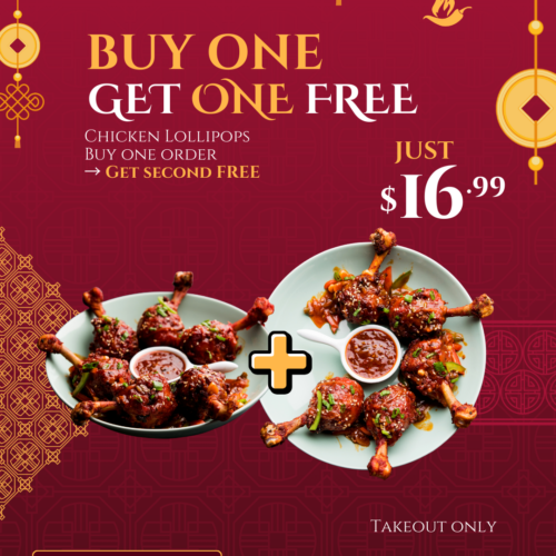 Buy One Get One Chicken Lollipops