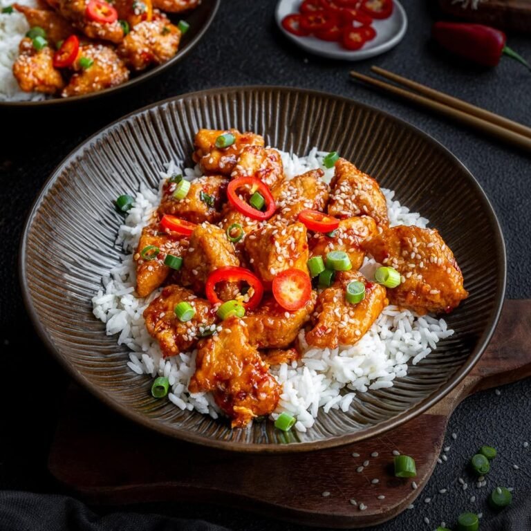 Chicken Chilli with Rice