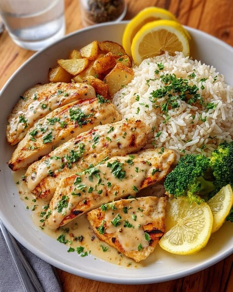 Chicken Garlic with Rice